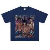 Film Star T Shirt Movie Bruce Lee Cotton Short Sleeve Loose round Neck American T-shirt Men and Women