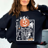 Print Casual Sweatshirts Crew Neck