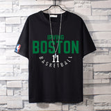 Basketball Sports T Shirt Nba Basketball Wear Sports Short-Sleeved T-Shirt Men'S Student Loose