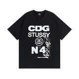 Stussy T Shirts Casual Loose Couple T Shirts