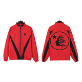 Hellstar Jackets & Sweatpants Flight Jacket Windbreaker Jacket Zip Sports Casual Trousers