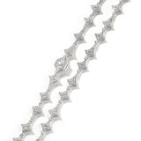 Chains Hip Hop Diamond Pointed Cone Necklace Copper hiphop Spectrum St. Valentine's