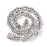 Chains Hip Hop Accessories Lock Necklace 14mm Fashion Spectrum Royalty