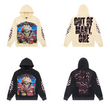 Godspeed Hoodie Spring GOD Skull Basketball Print Hooded Sweater
