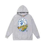 Bathing Ape Hoodie Autumn/Winter Letter Print Loose Hoodie Pullover Ape Sweater