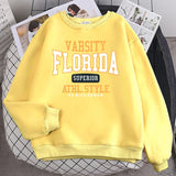 Trend Casual Woman Pullover Florida Superior Athl Hoodie