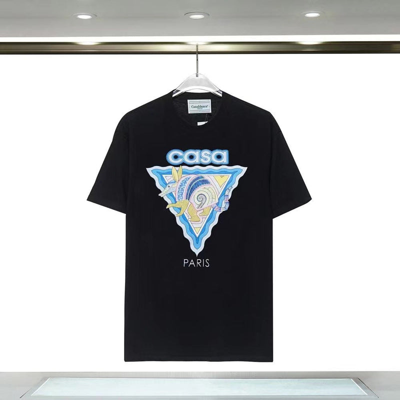 Casablanca T Shirts Fashion Casual Crew Neck Tee