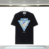 Casablanca T Shirts Fashion Casual Crew Neck Tee