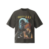 Unisex T-Shirts ERD Melancholic Rich Second Generation Anime Retro Loose T-Shirt