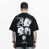 ERD T Shirts Men's Spring and Summer Printed Short Sleeve Heavy T-shirt