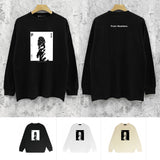 Purple Brand Long Sleeve T-Shirt Fashion Loose Long Sleeve Top