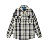 MIJKO Mens Jacket Plaid Jacket