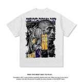 Nba T Shirt Summer Kobe Basketball Printed Short Sleeve T-shirt Men's and Women's Tops Loose