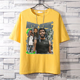 Basketball Sports T Shirt Loose Student Basketball Sport Short Sleeve T-Shirt Men'S Cotton Casual Top