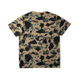 Aape T-Shirts Camouflage Print Short Sleeve Men and Women Couple Casual Loose-Fitting T-shirt