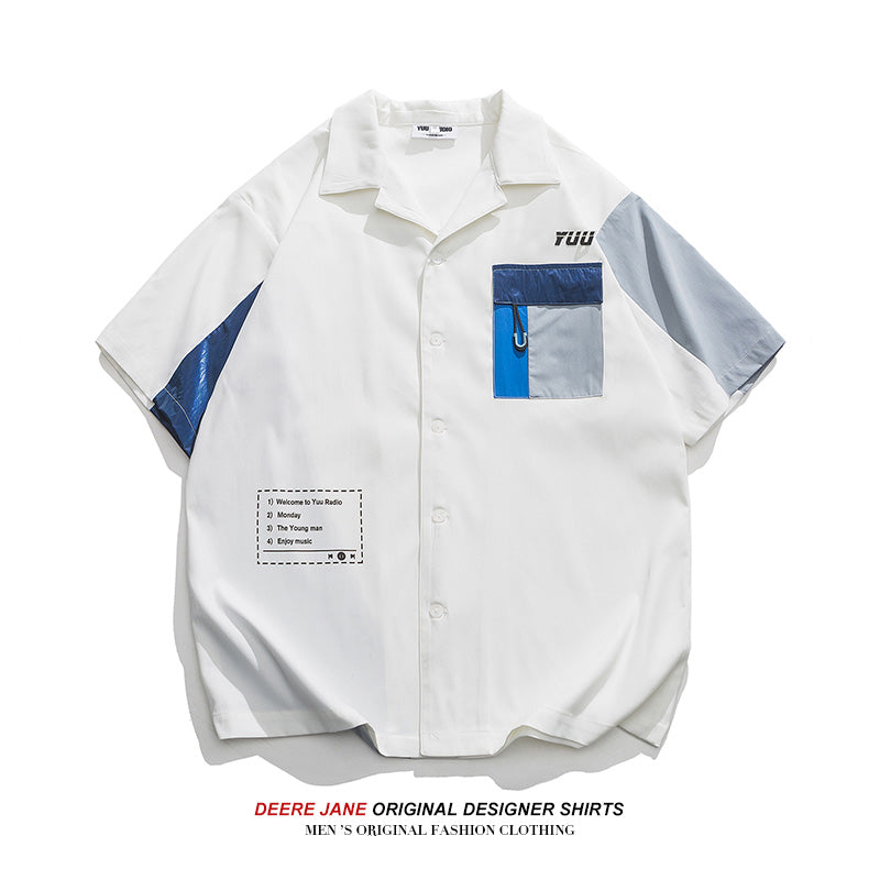 Men's Shirt Short-Sleeved Shirt Men's Summer Casual Jacket