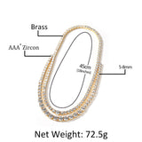 Chains Zircon Clavicle Chain Hip Hop Design Sense ins Royalty Spectrum
