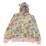 Aape Hoodie Autumn and Winter Men's and Women's Hoodie Coat