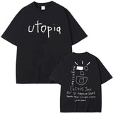Rapper Cactus Jack Tshirt UTOPIA Album Graphics T-shirts Men
