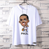 Basketball Sports T Shirt Nba Basketball Kobe James Curry Short Sleeve T-Shirt Male Student Loose