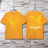 Basketball Sports T Shirt Nba Basketball Clothes Short-Sleeved T-Shirt Men'S Loose Cotton Casual Sports