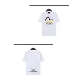 Evisu T Shirts Loose and Versatile Unisex T Shirts