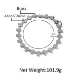 Chains Creative Copper with Zircon Infinity Cross Necklace St. Valentine's Spectrum