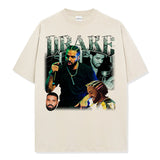 Drake T Shirts Short Sleeve T-Shirt Crew Neck