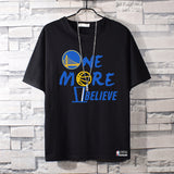 Basketball Sports T Shirt Curry Champion Pure Cotton Loose Short Sleeve T-Shirt Male Student Handsome Casual