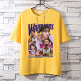 Basketball Sports T Shirt Student Short Sleeve T-Shirt Male Warrior Curry Basketball
