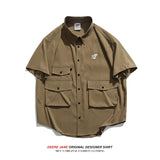 Men's Shirts Men's Short-Sleeved T-shirt Summer Versatile Casual
