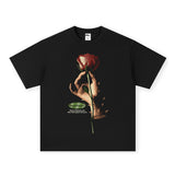 Vintage T-shirts Vintage Printed Short Sleeve T-Shirts High Street Washed Old