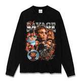 21 Savage T Shirts Loose Distressed T-shirts