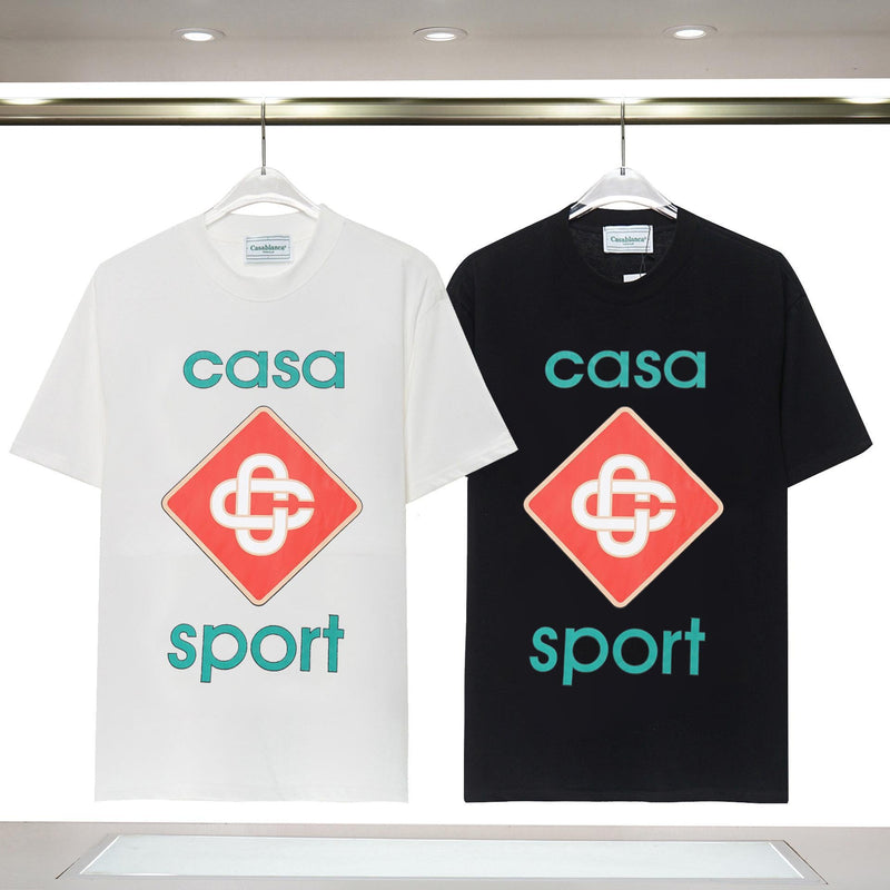 Casablanca T Shirts Fashion Casual Crew Neck Tee