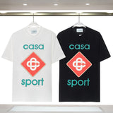 Casablanca T Shirts Fashion Casual Crew Neck Tee