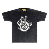 Gallery Dept T Shirts Tee Shirt Washed and Worn Short Sleeve T-shirt Blouse