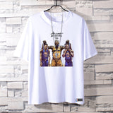 Basketball Sports T Shirt Summer Loose Short Sleeves T-Shirt Male Student Basketball Sports Lakers James