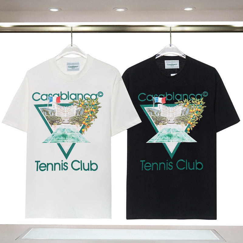 Casablanca T Shirts Fashion Casual Crew Neck Tee