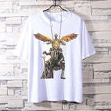 Basketball Sports T Shirt Pure Cotton Loose Short Sleeve T-Shirt Men'S Lakers Kobe Basketball Sports Half Sleeve Clothes