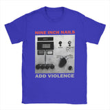 Nine Inch Nails NIN Men's T Shirts Crazy Tees Short Sleeve