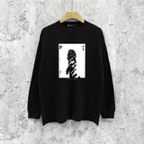 Purple Brand Long Sleeve T-Shirt Fashion Loose Long Sleeve Top