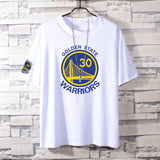 Basketball Sports T Shirt Curry Sports Short-Sleeved T-Shirt Male Student Loose-Fitting Plus Size Half-Length Sleeves