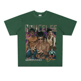 Film Star T Shirt Movie Bruce Lee Cotton Short Sleeve Loose round Neck American T-shirt Men and Women