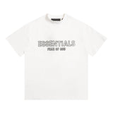 Fog Essentials T Shirts Spring/Summer FOG Pattern Crew Neck Short Sleeves