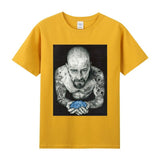 Heisenberg T Shirt Summer round Neck Short Sleeve T-shirt Men's Deadly Poison Master Gusi Heisenberg