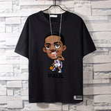 Basketball Sports T Shirt Nba Basketball Kobe James Curry Short Sleeve T-Shirt Male Student Loose
