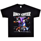 Basket Ball Star T Shirt Basketball Star Vince Carter Printed T-shirt Short Sleeve Loose Retro