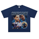 Film Star T Shirt Shawshank's Redemption Street Style Short Sleeve Loose Retro American T-shirt Men