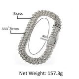 Chains Diamond Set 16mm Cuban Necklace Design Hiphop Royalty Spectrum