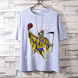 Basketball Sports T Shirt Lakers Memorial Kobe Short Sleeve T-Shirt Men'S Loose